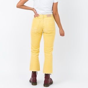 Yellow Corduroy Pants